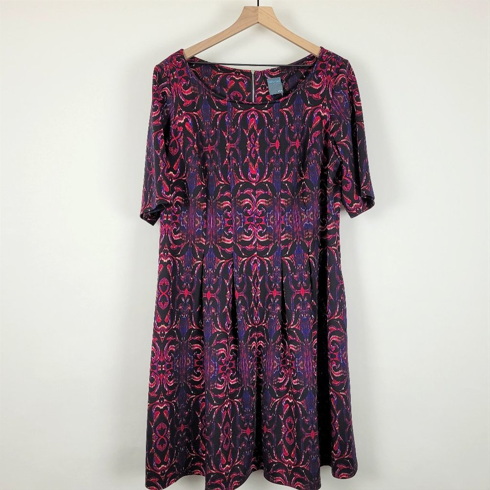 Gabby Skye Fit and Flare Dress